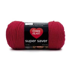 Red Heart Medium Super Saver Yarn - Cherry Red