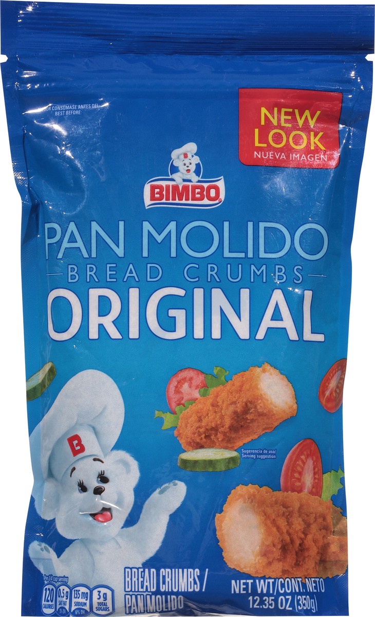 slide 10 of 11, Bimbo Pan Molido Original Bread Crumbs, 12.35 oz, Plain Bread Crumbs, Bag, 12.35 oz