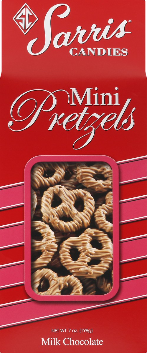 slide 9 of 13, Sarris Candies Milk Chocolate Mini Pretzels, 1 ct