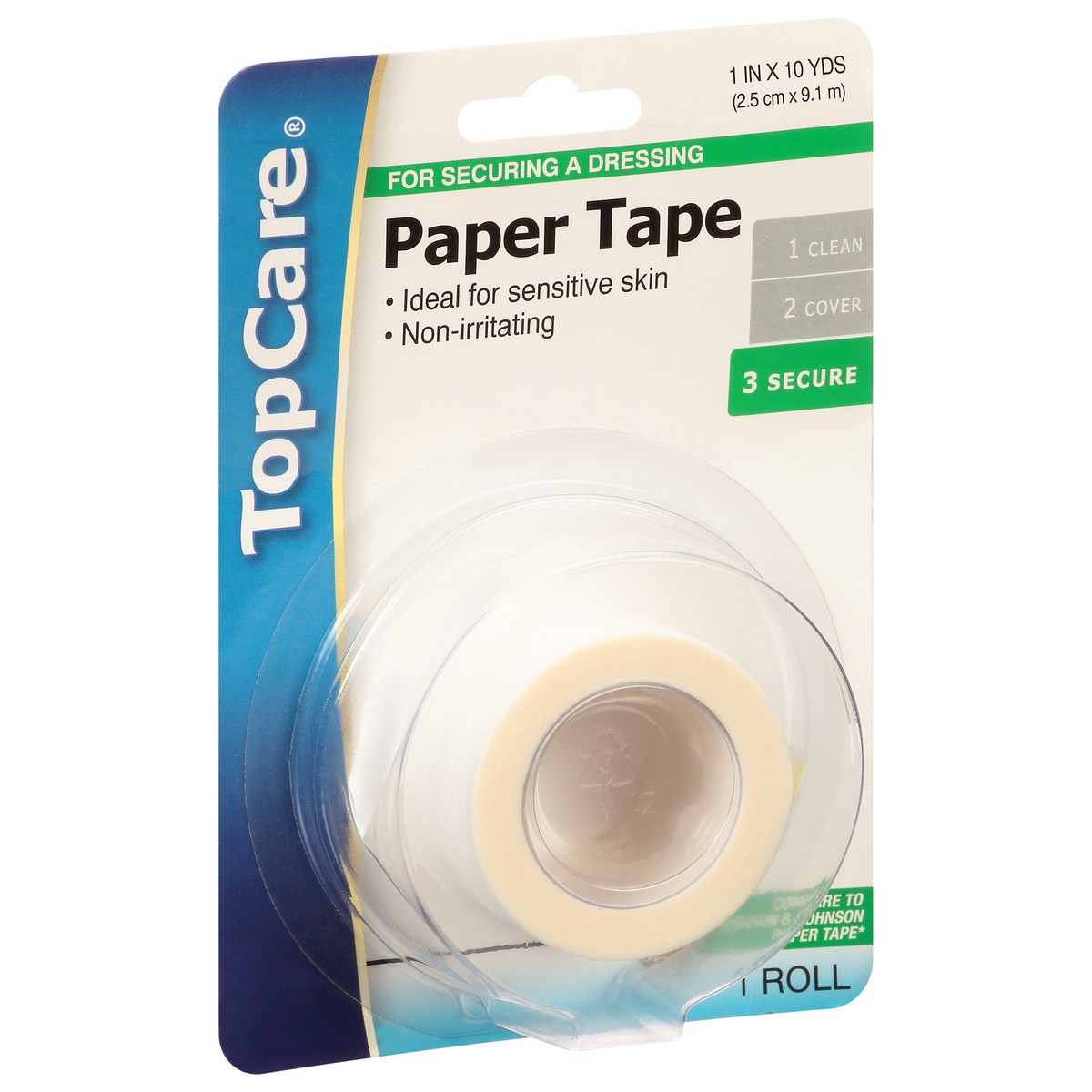 slide 9 of 9, TopCare Paper Tape 1 ea, 1 ct