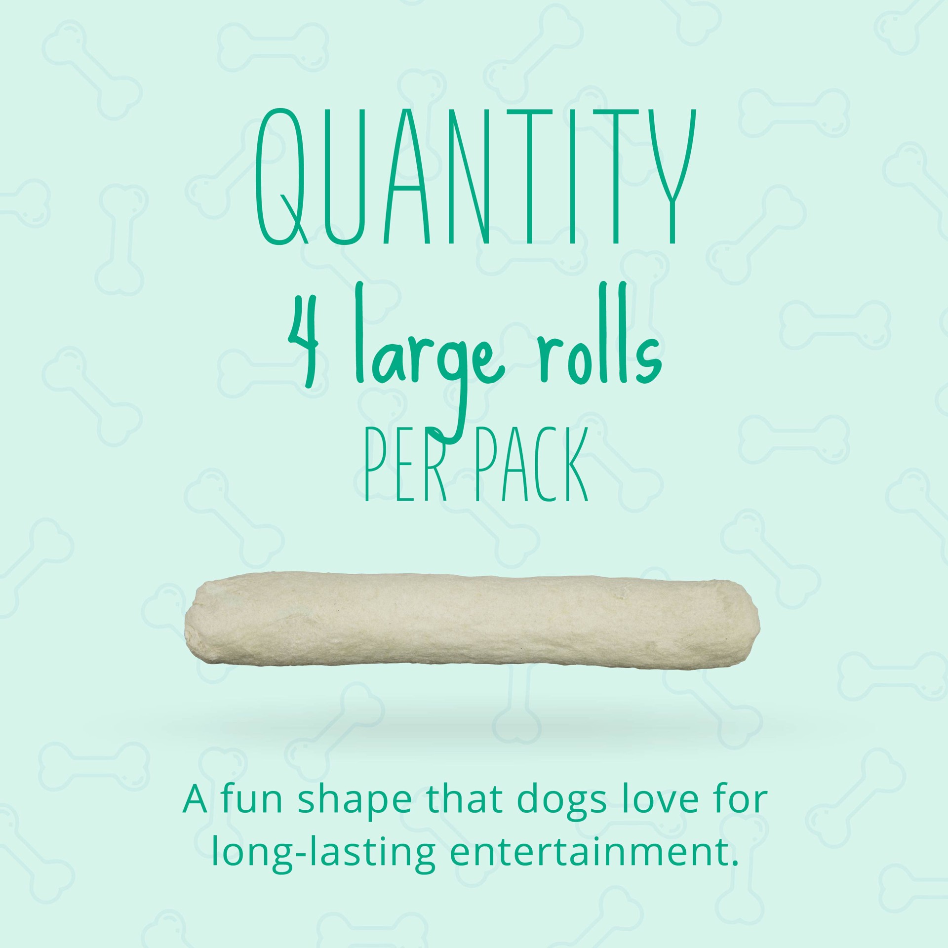 slide 2 of 10, Better Belly Fresh Breath Large Roll Chews for Dogs, 14.1 oz