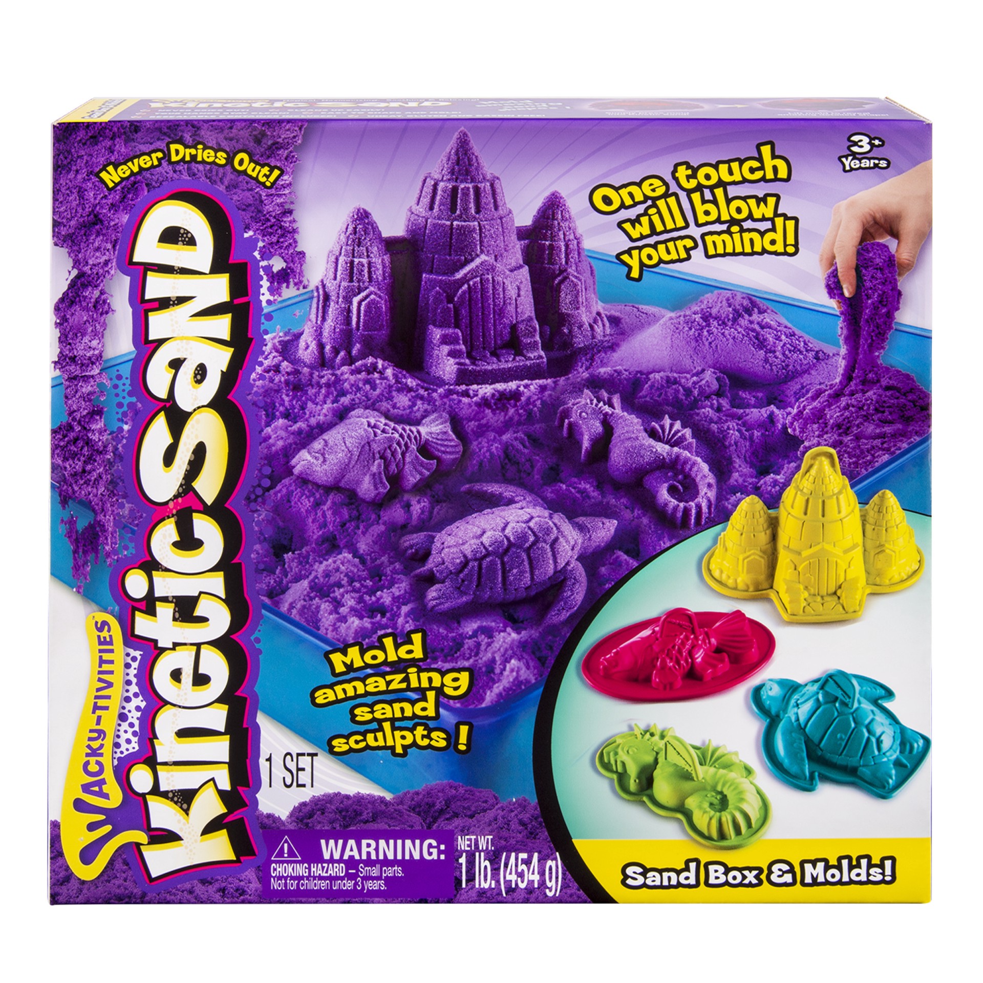 slide 1 of 5, Kinetic Sand KineticSand Box Set - Purple, 1 cnt