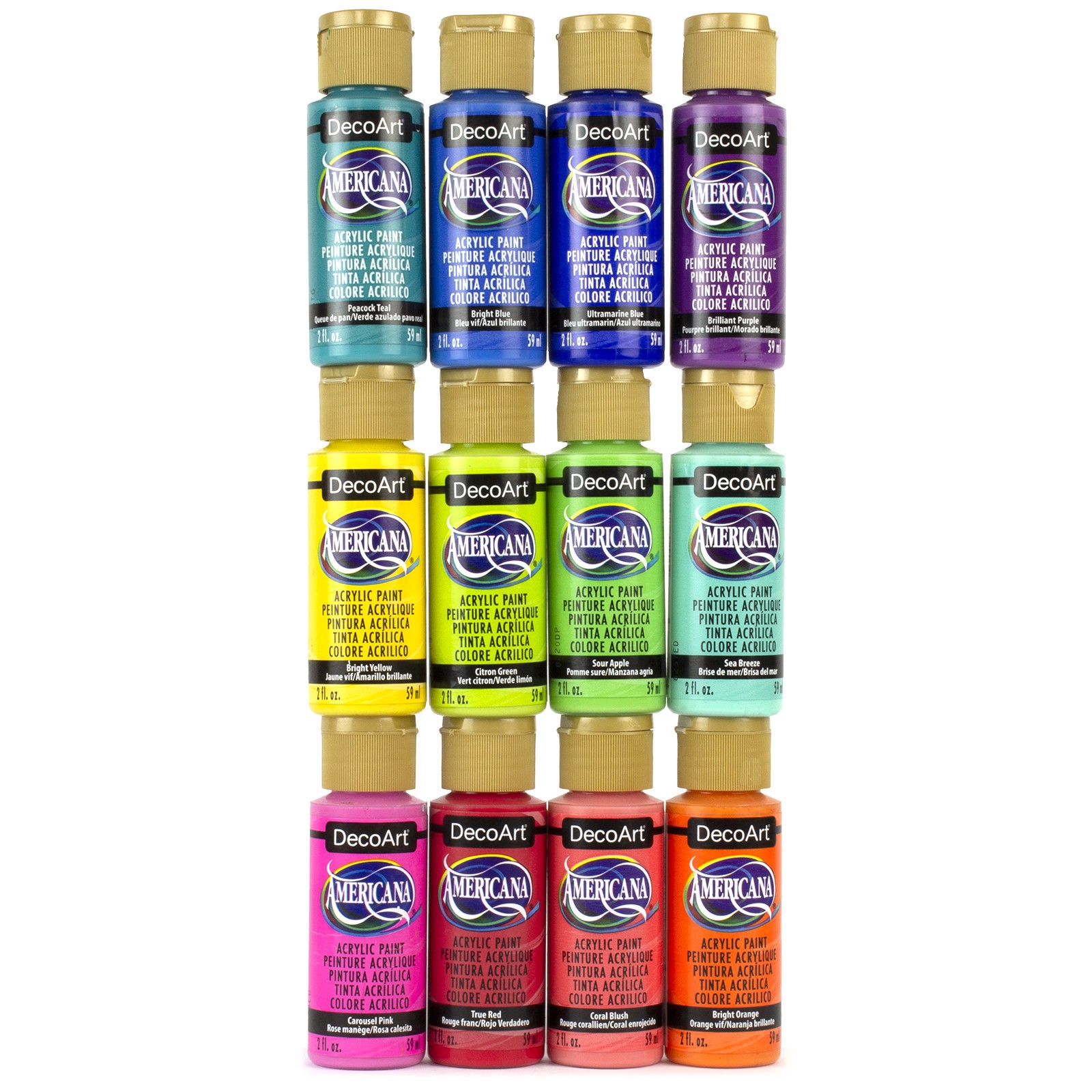 slide 2 of 3, Americana Brights Value Pack, 12 ct