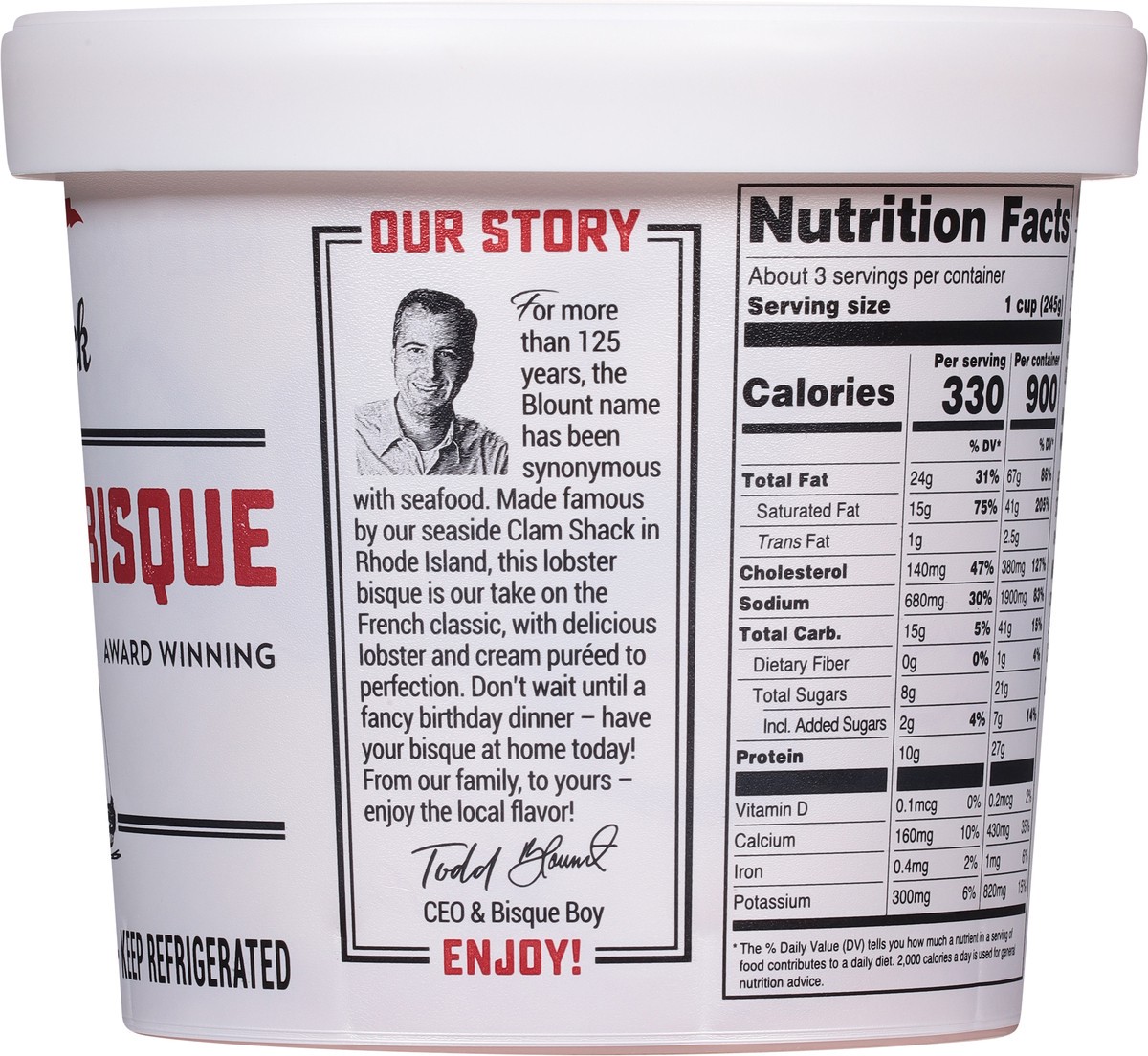 slide 4 of 13, Blount Clam Shack Lobster Bisque 24 oz, 24 oz