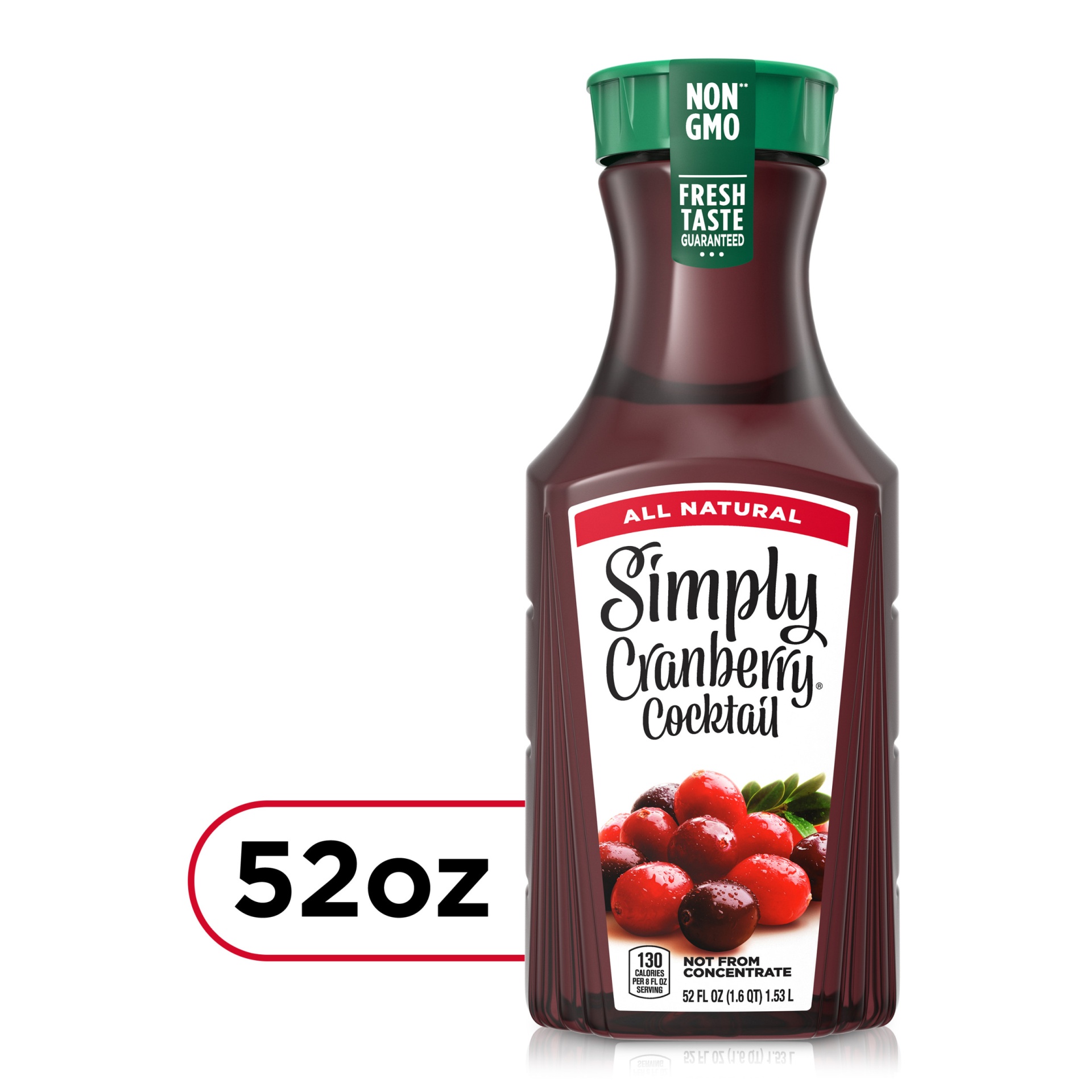 slide 1 of 11, Simply Cranberry - 52 oz, 52 oz