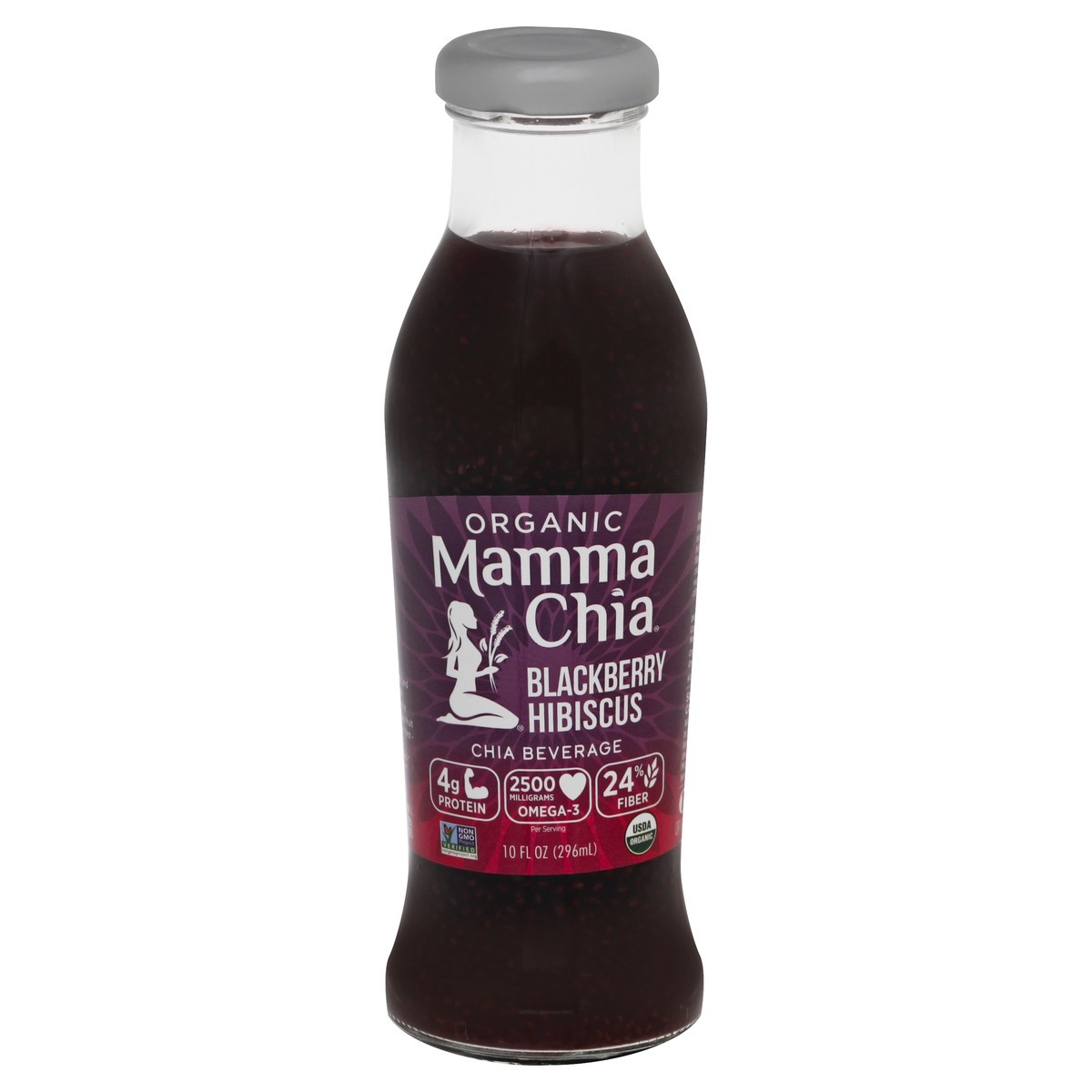 slide 3 of 13, Mamma Chia Organic Blackberry Hibiscus Chia Beverage 10 oz, 10 oz