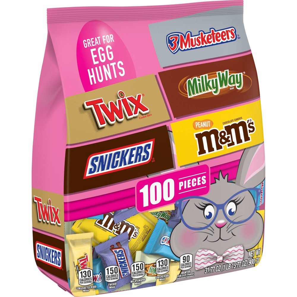 slide 2 of 3, Mars Easter Chocolate and Sugar Assorted Variety Pack, 100 ct