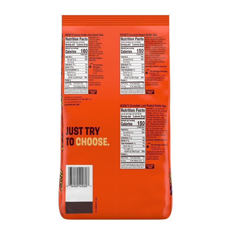 slide 6 of 7, Reese's Jolly Rancher, Kit Kat And Reese's Assorted Flavored Snack Size, Candy Party Pack, 34.19 Oz, 285 oz