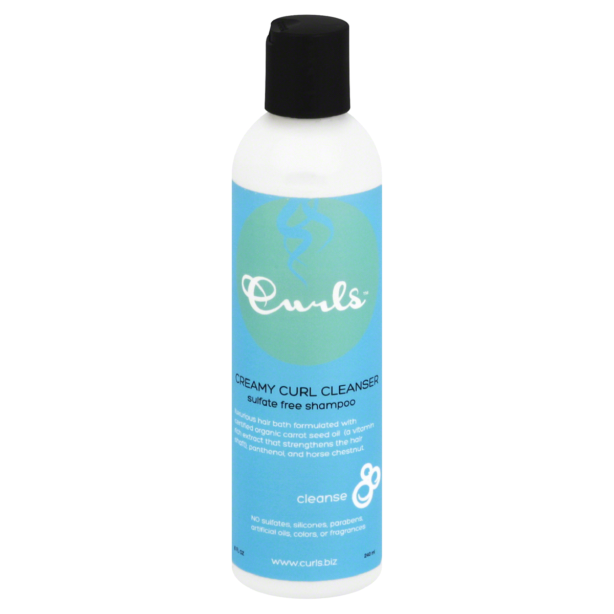 slide 1 of 1, Curls Creamy Curl Cleanser Sulfate Free Shampoo, 8 fl oz