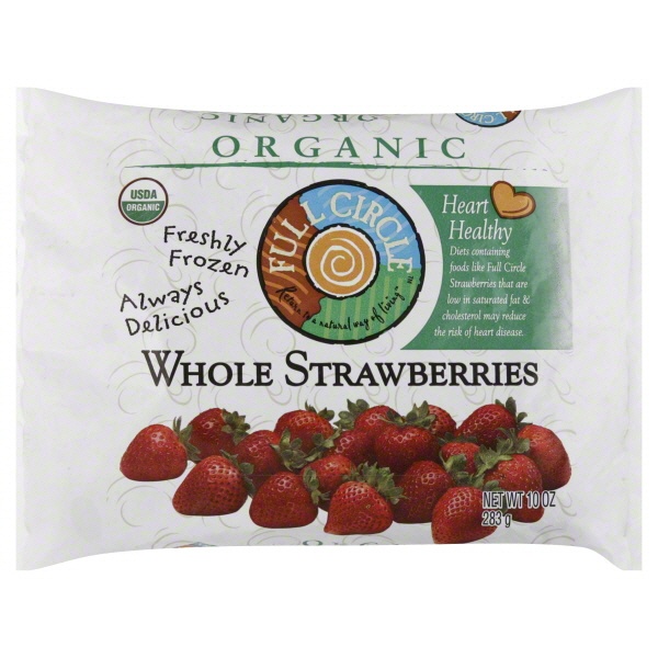 slide 1 of 1, Full Circle Market Whole Strawberries, 10 oz