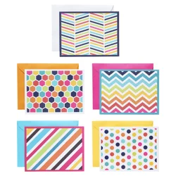 American Greetings Bright Pattern Cards and Colored Envelopes