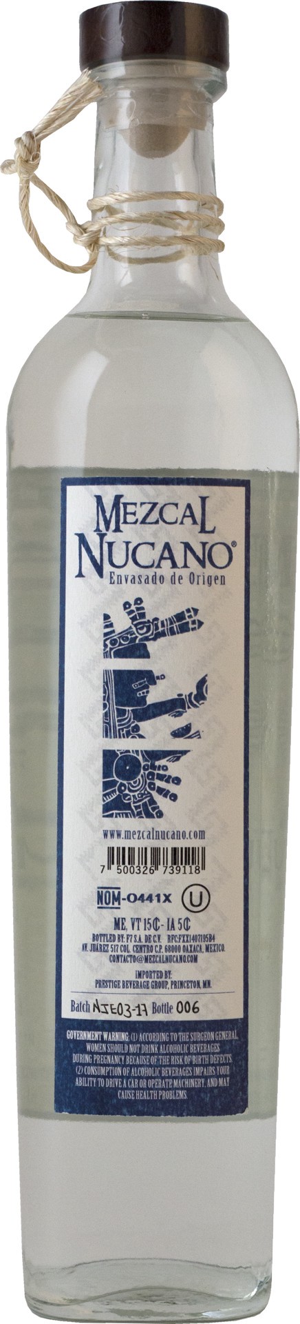slide 2 of 2, Mezcal Nucano Tequila Joven Mezcal, 750 ml