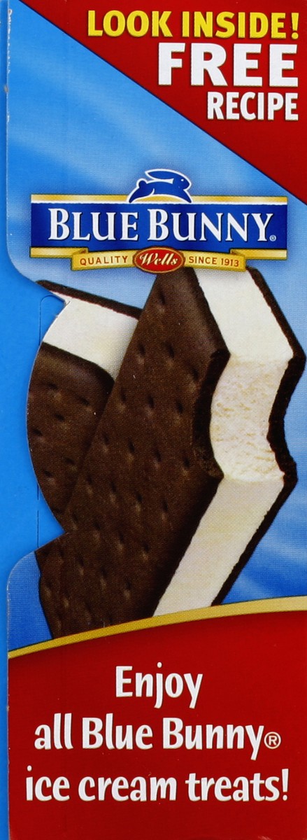 slide 3 of 6, Blue Bunny Ice Cream Sandwiches, Vanilla, 12 ct