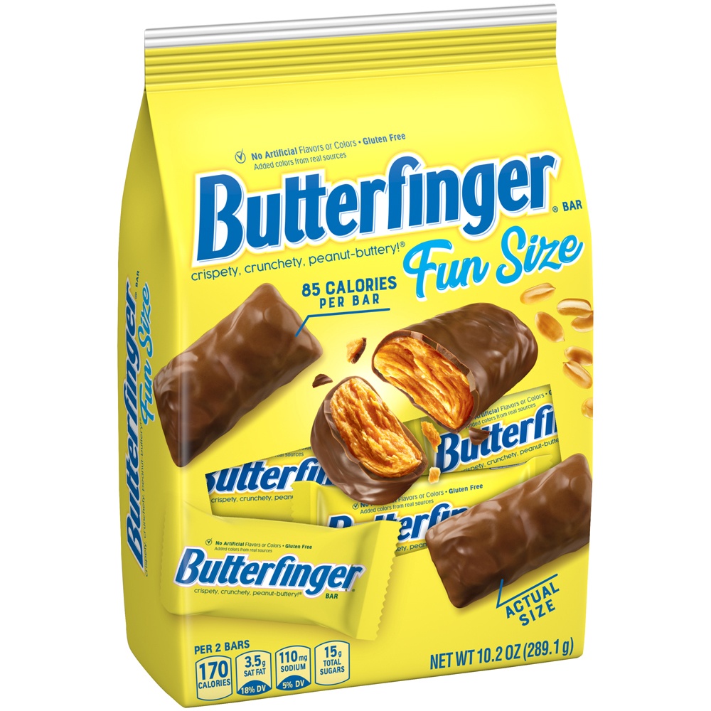 slide 2 of 8, Butterfinger Fun Size Bars, 10.2 oz