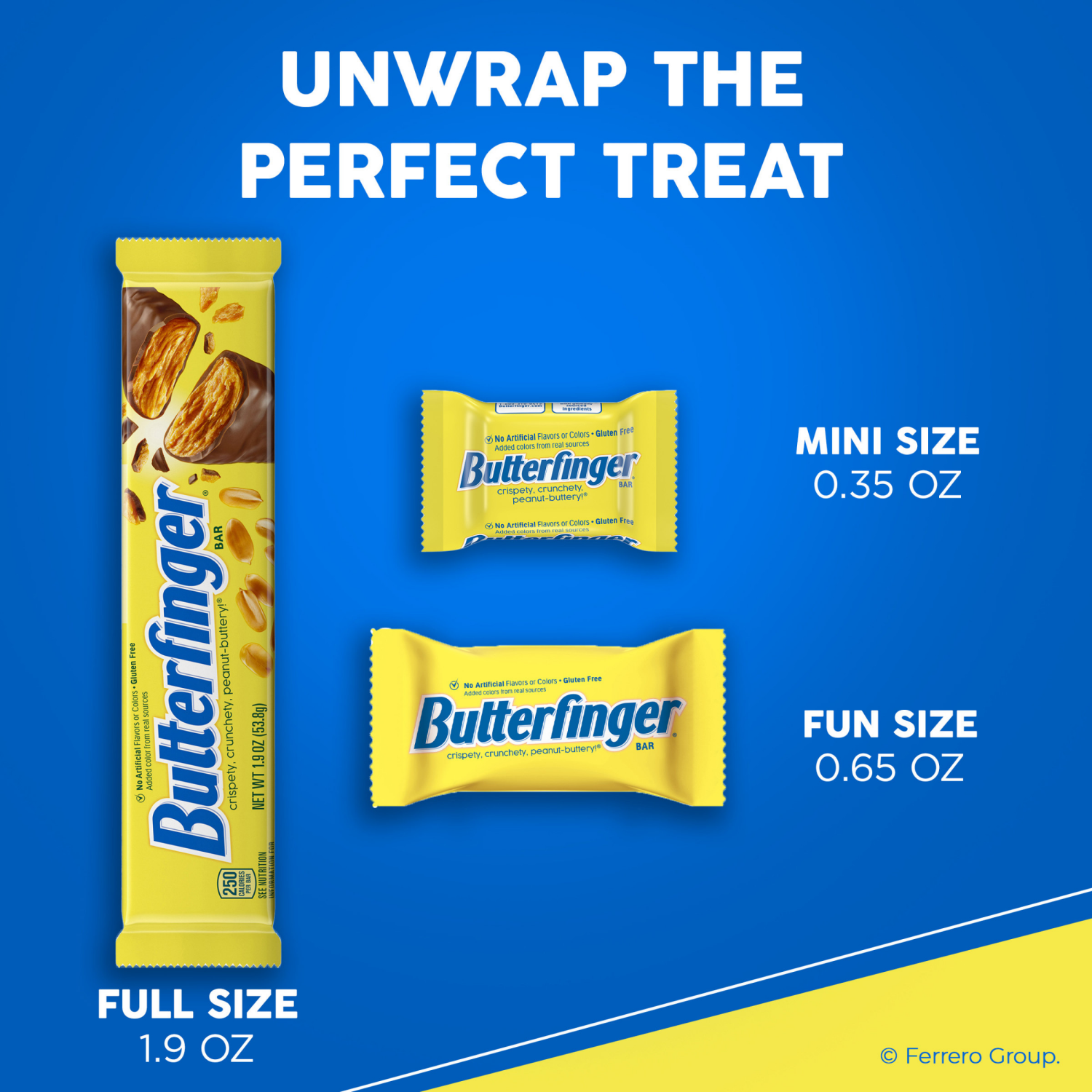slide 3 of 8, Butterfinger Chocolatey Peanut-Buttery Full Size Candy Bars - 1.90 fl oz, 1.9 fl oz