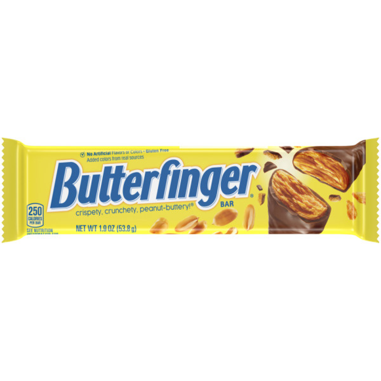 slide 1 of 8, Butterfinger Chocolatey Peanut-Buttery Full Size Candy Bars - 1.90 fl oz, 1.9 fl oz