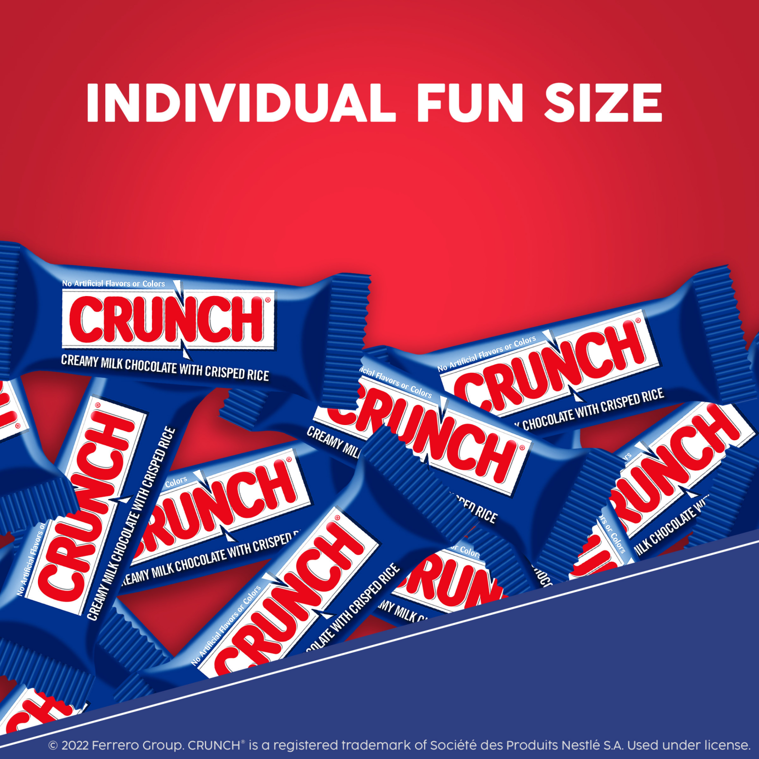 slide 2 of 8, Crunch Creamy Milk Chocolate with Crisped Rice Milk Chocolate Fun Size 10 oz, 10 oz