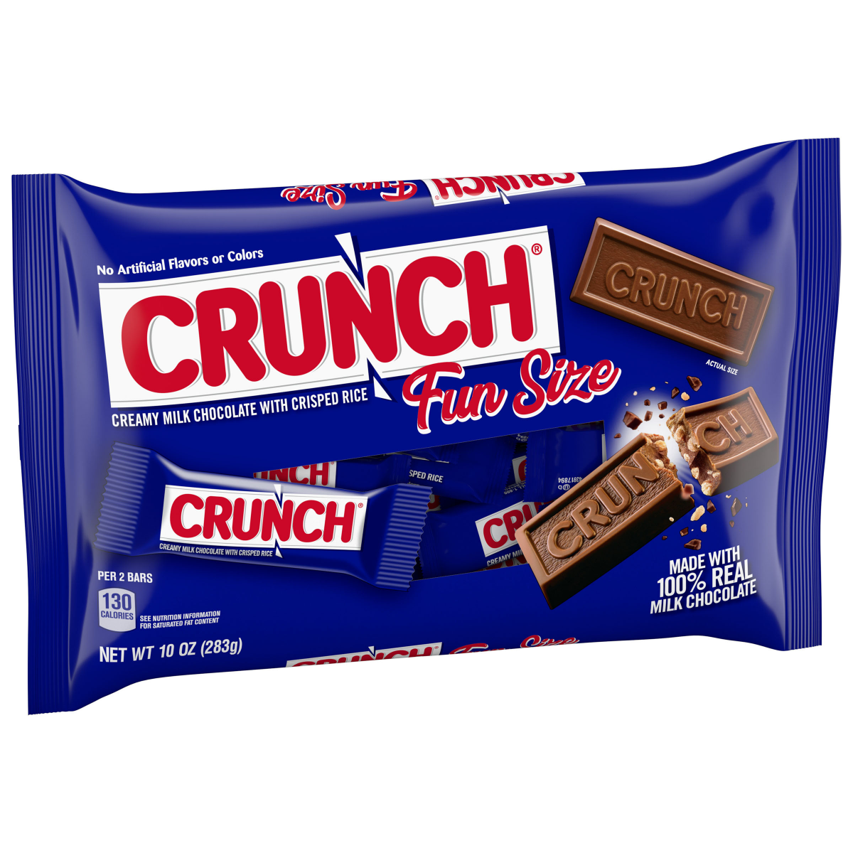 slide 10 of 29, Crunch Creamy Milk Chocolate with Crisped Rice Milk Chocolate Fun Size 10 oz, 10 oz