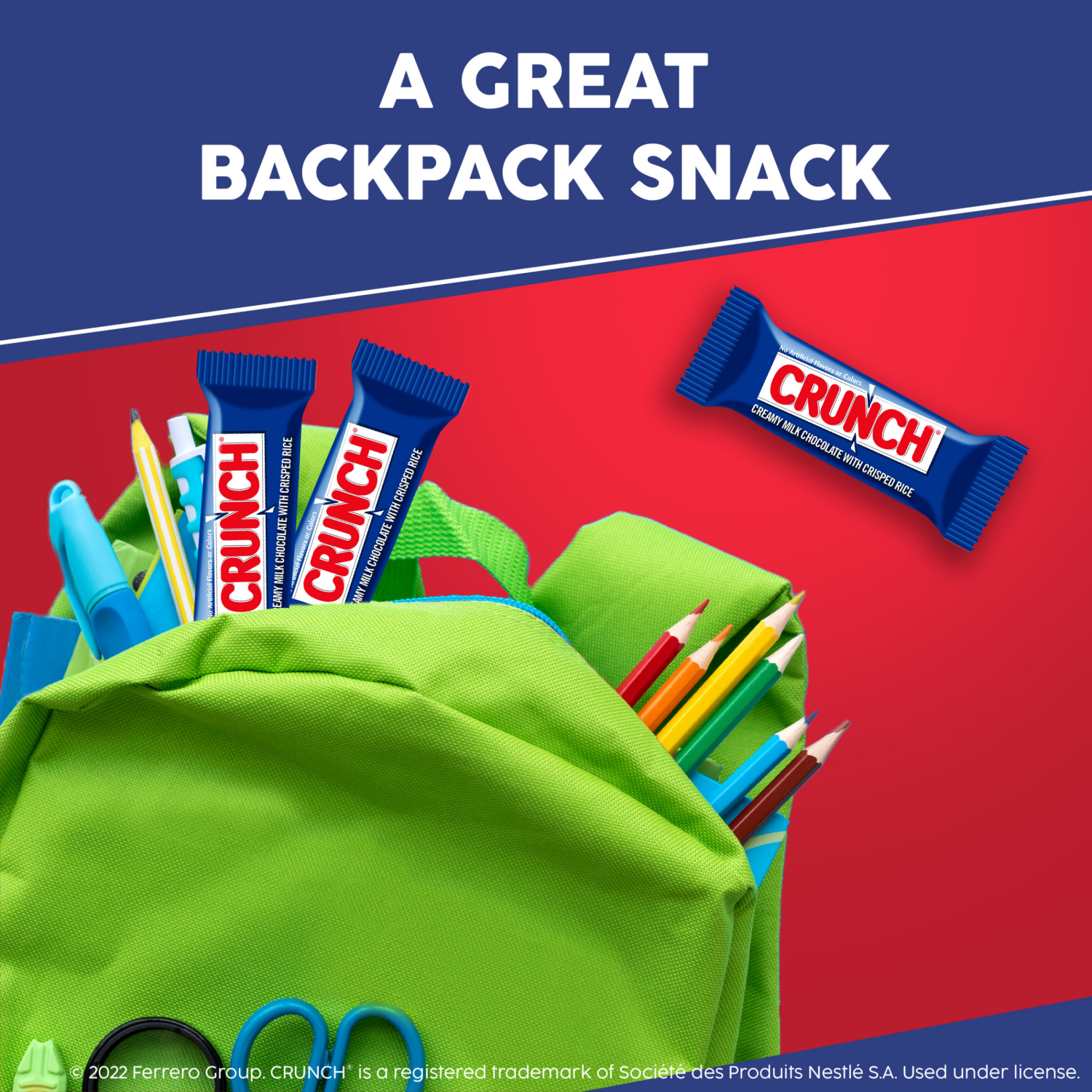 slide 8 of 8, Crunch Creamy Milk Chocolate with Crisped Rice Milk Chocolate Fun Size 10 oz, 10 oz