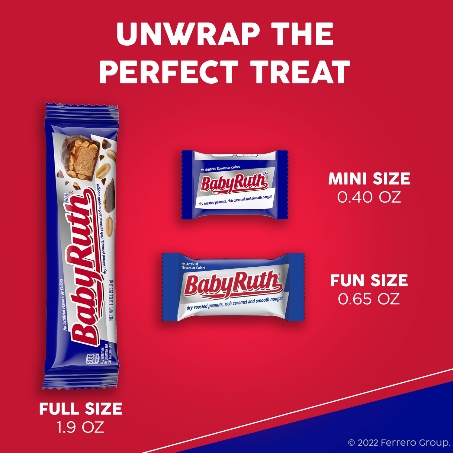 slide 5 of 8, Baby Ruth Candy Bar Fun Size 10.2 oz, 10.2 oz