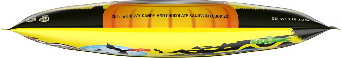 slide 8 of 9, Sour Patch/Swedish Fish Red SOUR PATCH KIDS, OREO Mini Chocolate Sandwich Cookies & SWEDISH FISH Mini Halloween Candy Variety Pack, 65 Trick or Treat Bags, 35.9 oz