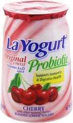 La Yogurt Yogurt, Blended Lowfat, Cherry