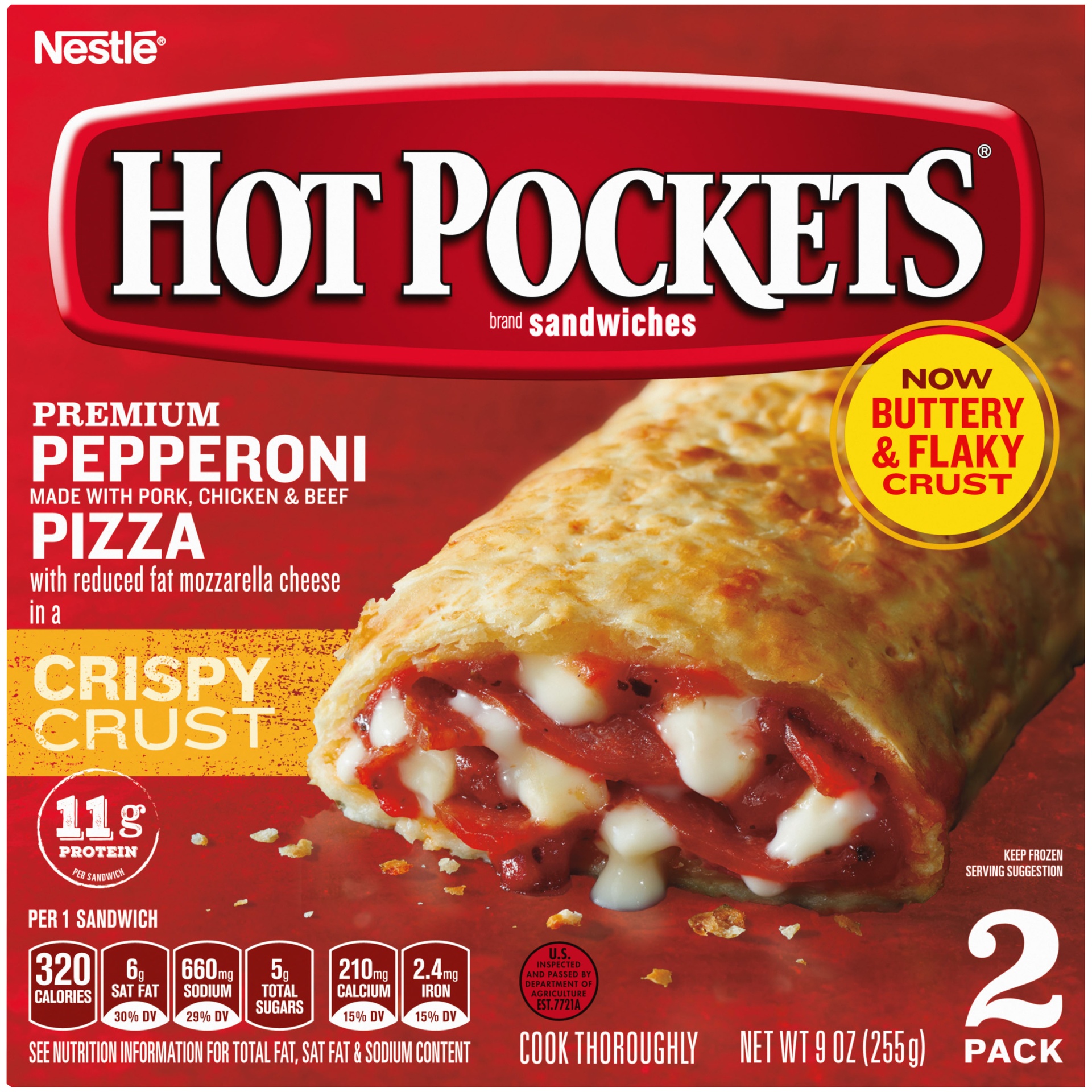 Hot Pockets Premium Pepperoni Pizza - 4 Pack (48 ct)