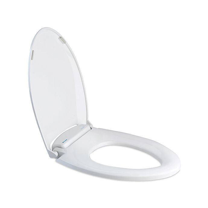 slide 4 of 11, Brondell LumaWarm Round Heated Nightlight Toilet Seat - White, 1 ct