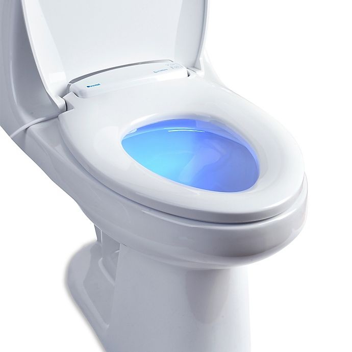 slide 6 of 11, Brondell LumaWarm Round Heated Nightlight Toilet Seat - White, 1 ct