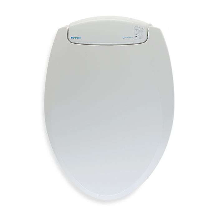slide 1 of 11, Brondell LumaWarm Round Heated Nightlight Toilet Seat - White, 1 ct