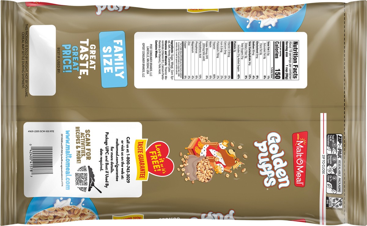 slide 11 of 12, 1/25 Golden Puffs, 25 oz