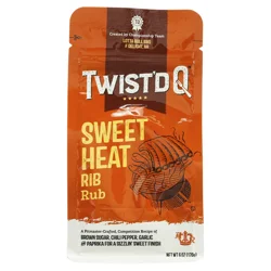 Twist'd Q Sweet Heat Rib Rub - 6 oz
