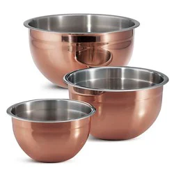 Tramontina Limited Editions Copper Clad Mixing Bowl Set