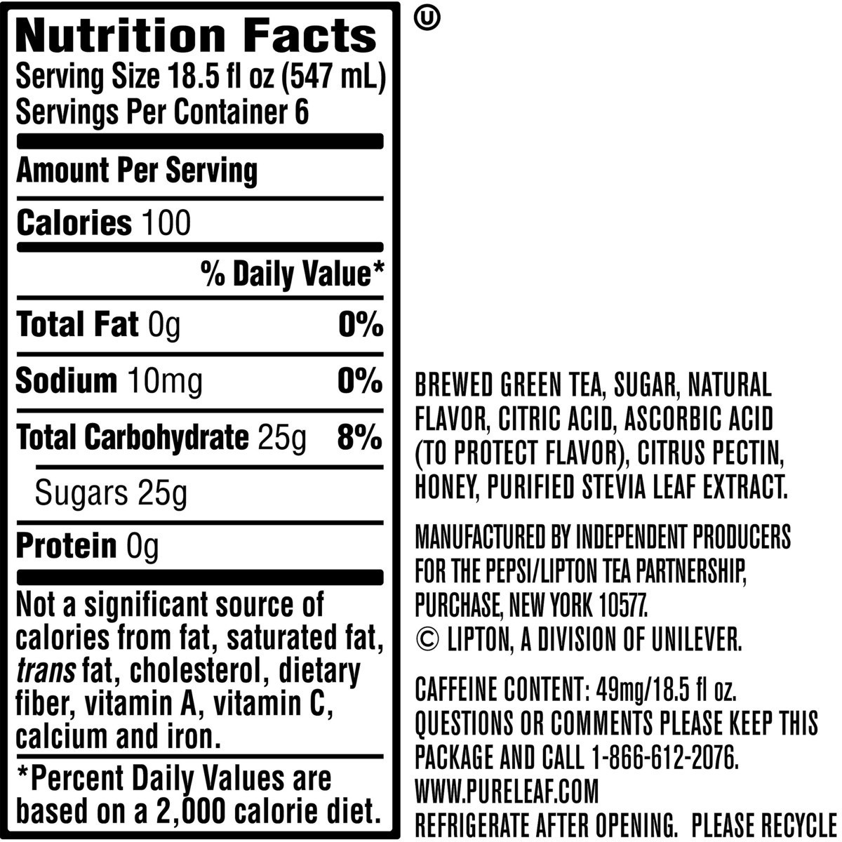 slide 3 of 5, Pure Leaf Real Brewed Tea - 143.20 oz, 143.20 oz