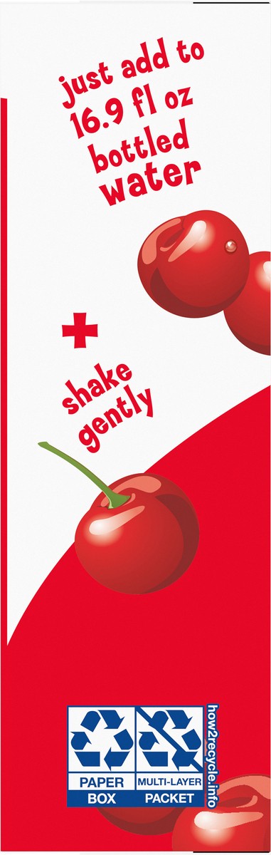 slide 3 of 9, Kool-Aid Cherry Zero Sugar Artificially Flavored Drink Mix, 6 ct On-the-Go-Packets, 8 per Case, 0.35 oz