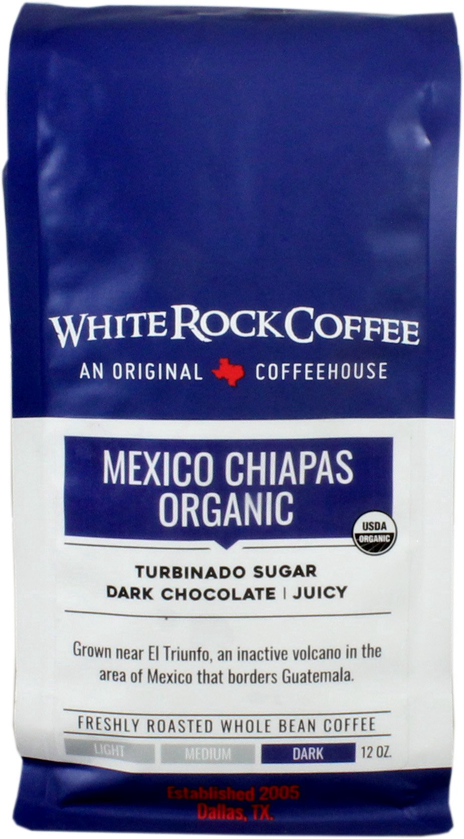 slide 1 of 1, White Rock Coffee Organic Mexico Chiapas, 12 oz