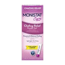 Monistat Chafing Relief Powder Gel, Anti-Chafe Protection, Fragrance Free Chafing Gel, 1.5 oz