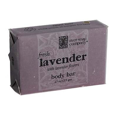 slide 1 of 1, River Soap Company Fresh Lavender Soap, 4.5 oz