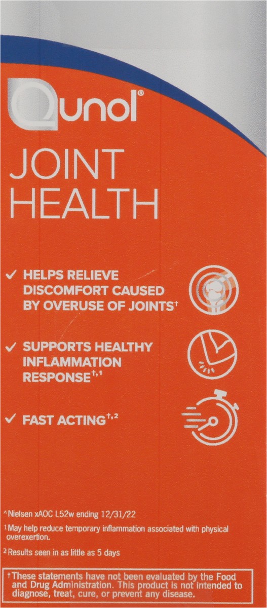 slide 4 of 10, Qunol Joint Health with Turmeric 30 Capsules, 30 ct