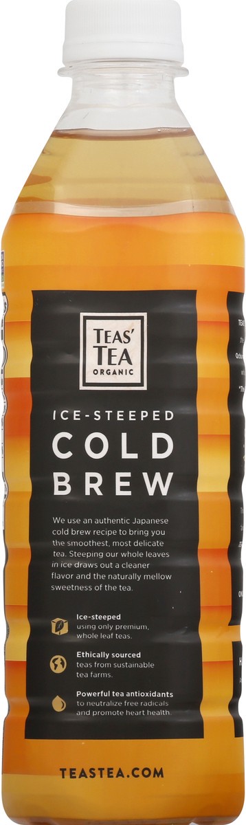 slide 5 of 9, Teas' Tea Organic Cold Brew Unsweetened Mandarin Orange Green Tea 16.9 oz, 16.9 fl oz