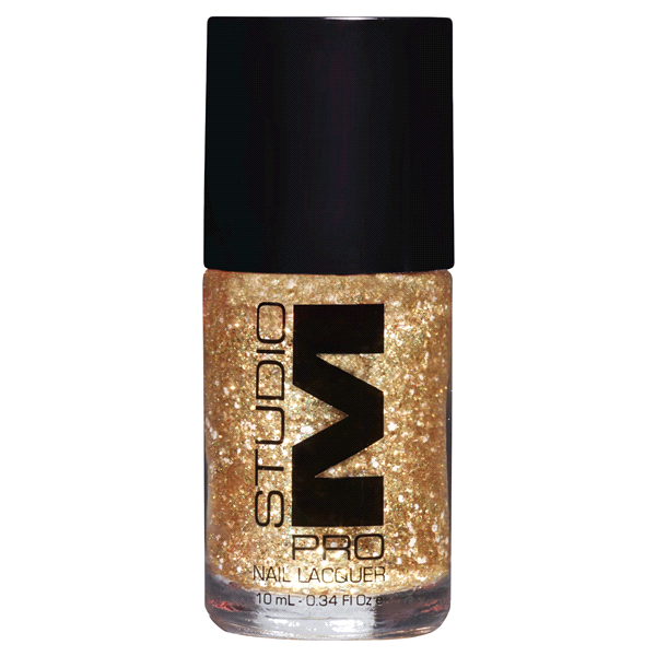 slide 1 of 1, Studio M Nail Lacquer Gold Dust, 1 ct