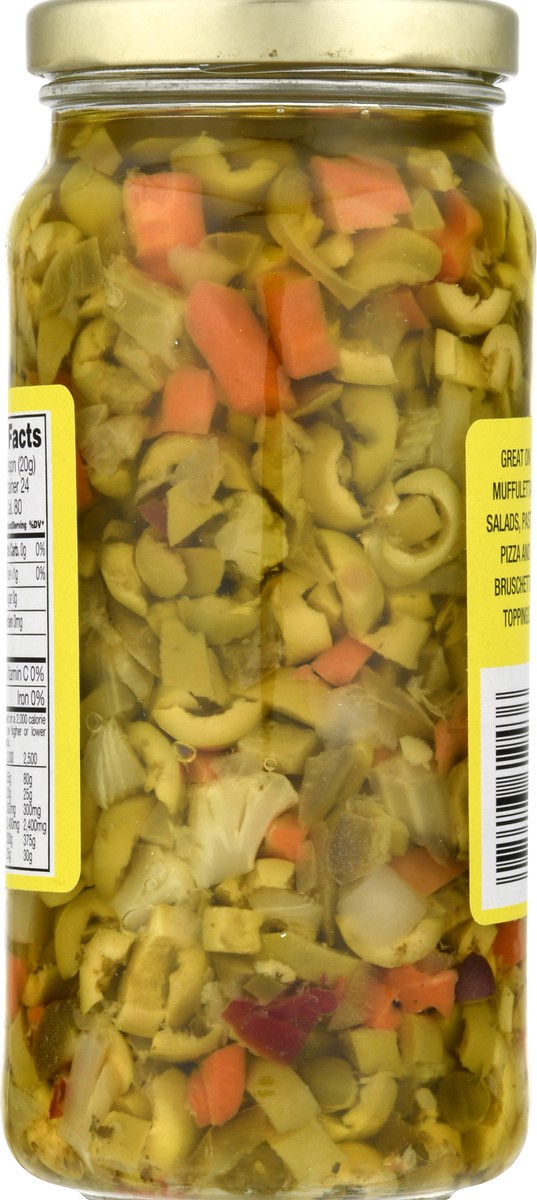 slide 6 of 9, Joe Gambinos Jalapeno Olive Salad 16 oz, 16 oz