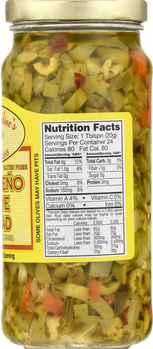 slide 3 of 9, Joe Gambinos Jalapeno Olive Salad 16 oz, 16 oz