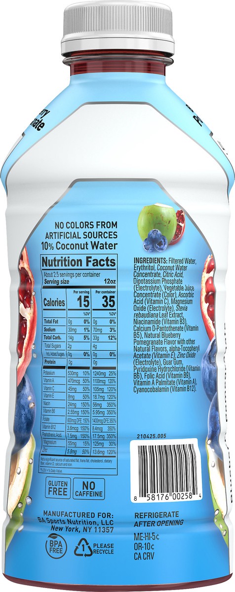 slide 9 of 12, BODYARMOR Blueberry Pomegranate Lyt, 28 fl oz