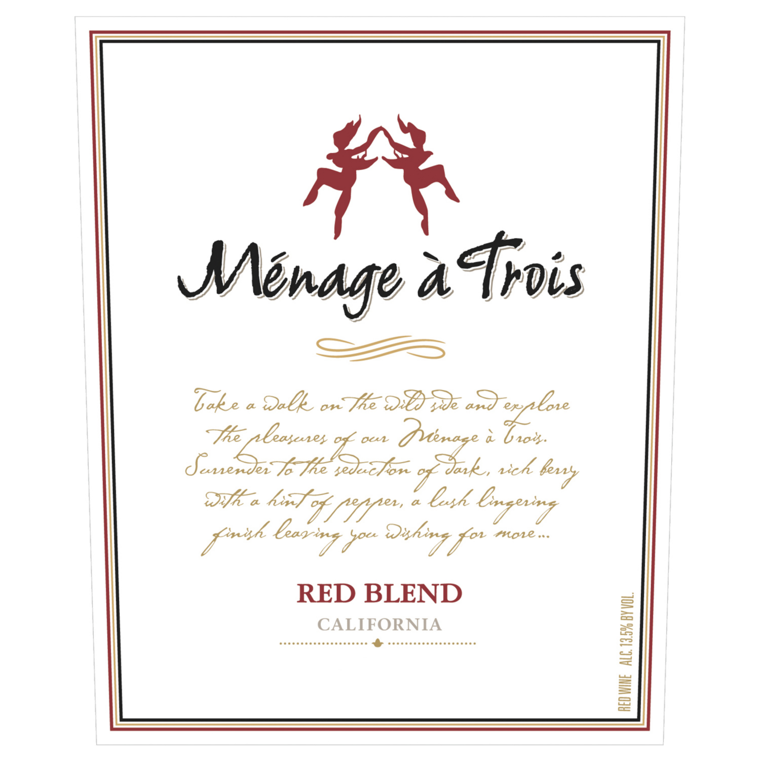 slide 3 of 8, Menage a Trois California Red Blend Red Blend 750 ml, 750 ml
