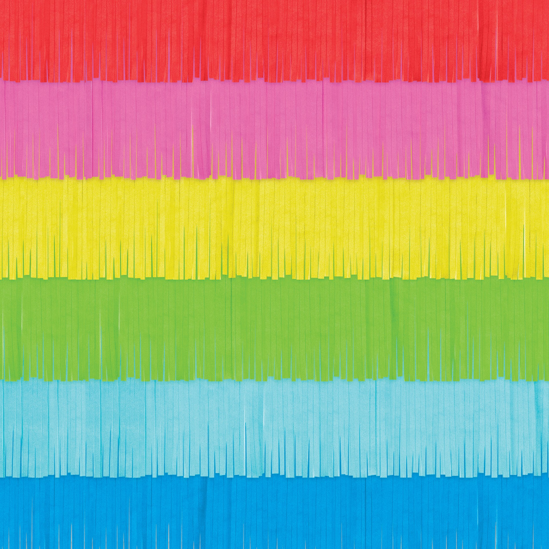 slide 3 of 3, 72" Bright Fringe Backdrop By Celebrate It, 72 in
