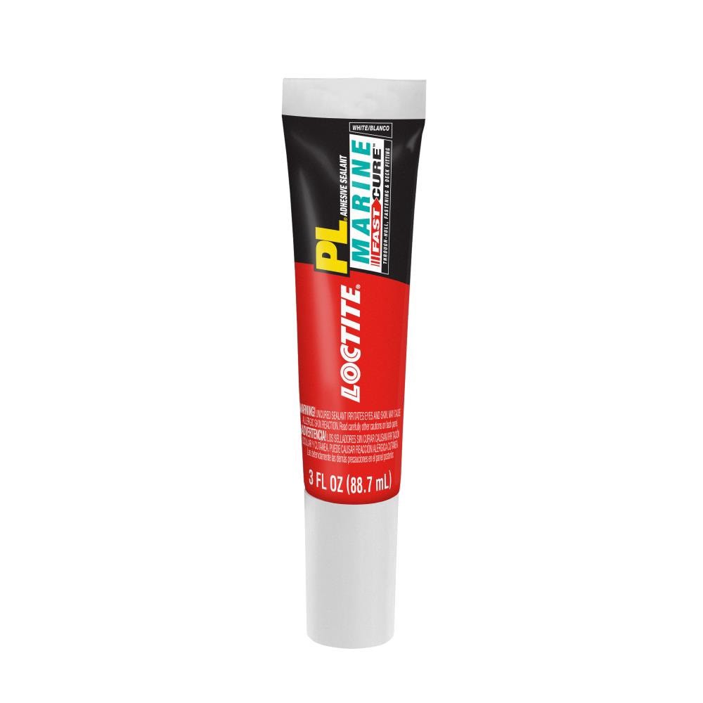 slide 2 of 6, LOCTITE PL Marine Fast Cure 3-oz Exterior and Specialty White Paintable Advanced Sealant Caulk, 1 ct