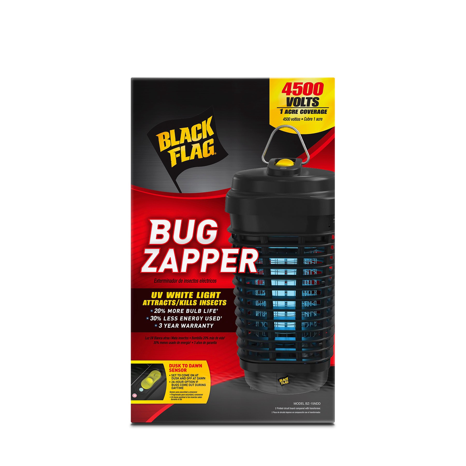 slide 4 of 6, BLACK FLAG 1 Count 15-Watt Bug Zapper Outdoor Lantern, 1 ct