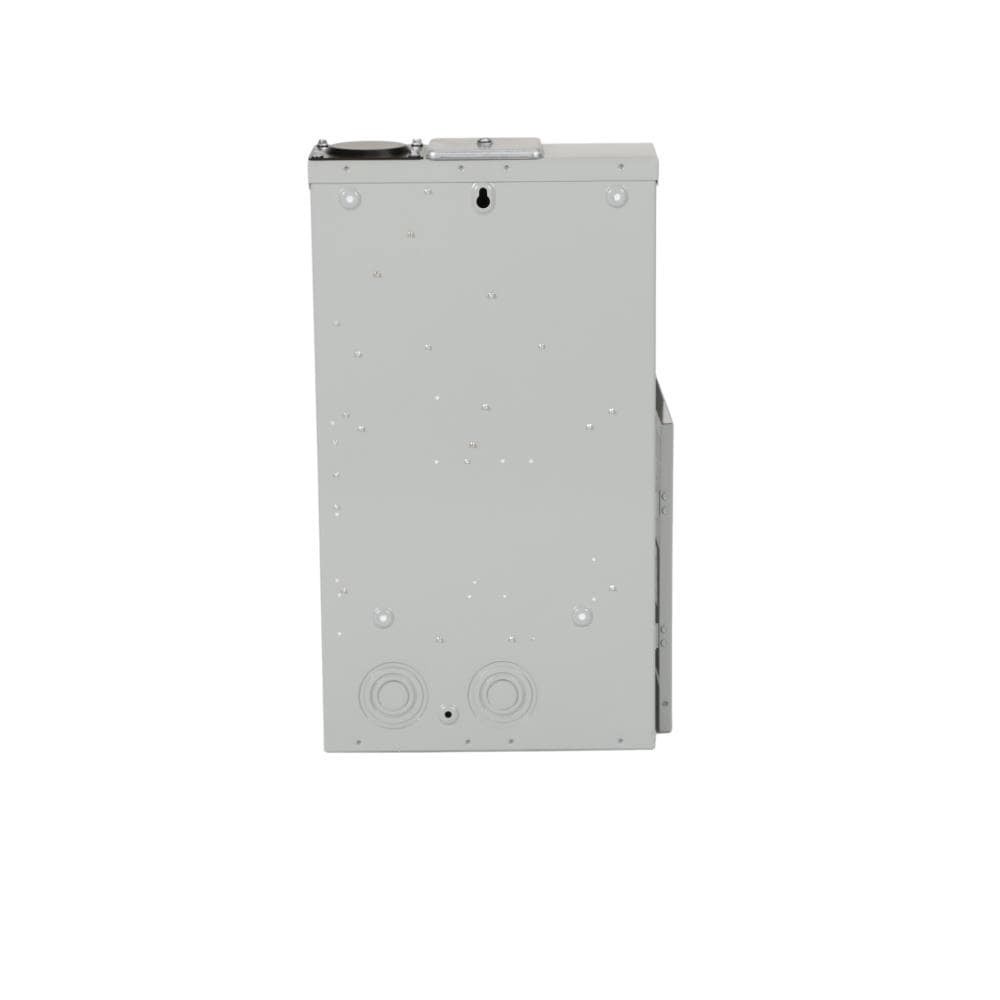 slide 4 of 5, Eaton Type BR 200 -Amp 4 -Spaces 8 -Circuit Outdoor Main Breaker Meter Combo Load Center, 1 ct