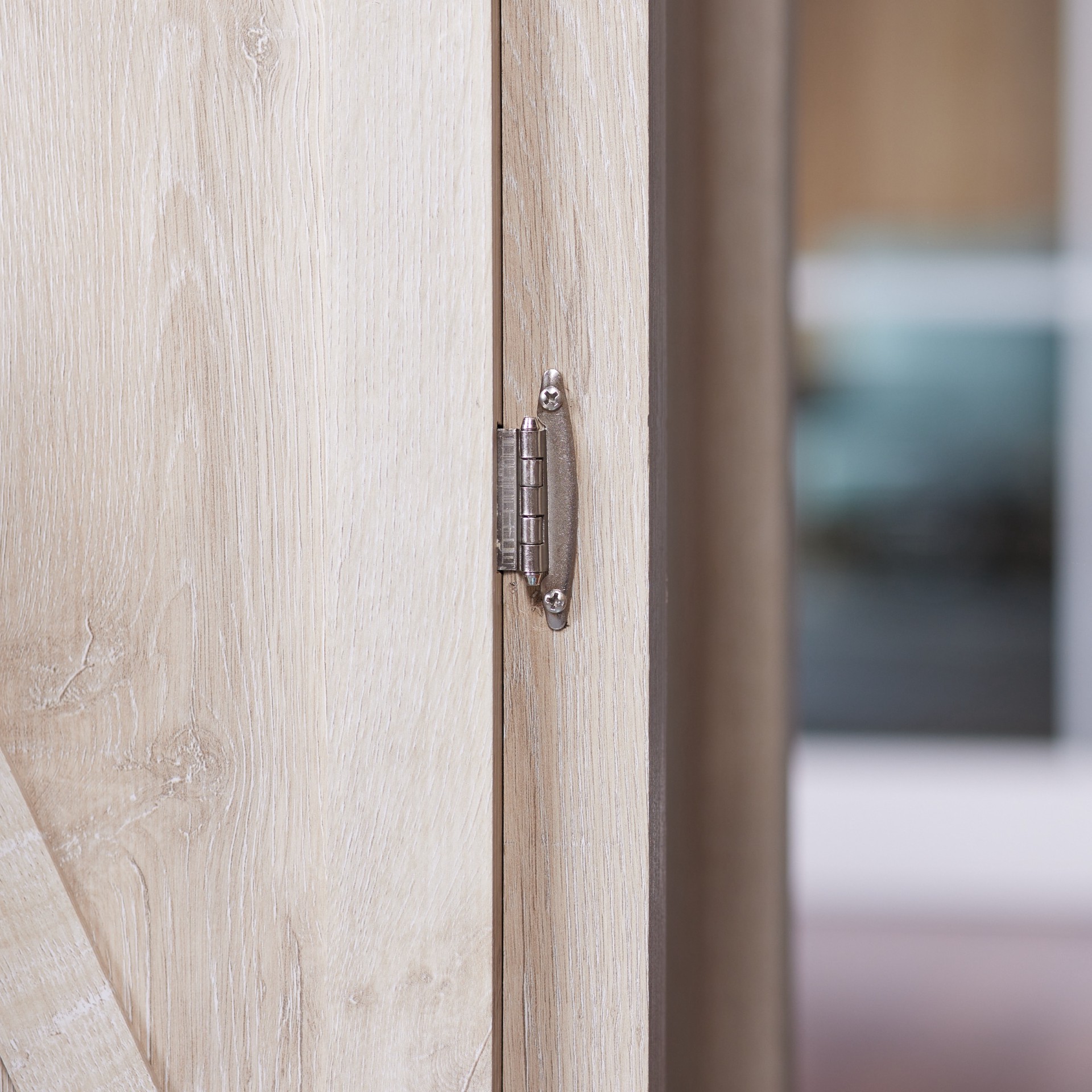 slide 3 of 6, RELIABILT 200-Degree 3/8-in Overlay 3/8-in Inset Inset Surface Satin nickel Cabinet Hinge, 1 Pair(s) 2 -Pieces, 1 ct